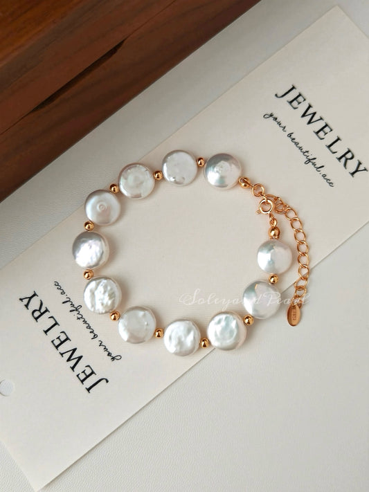 Coin Pearl Bracelet